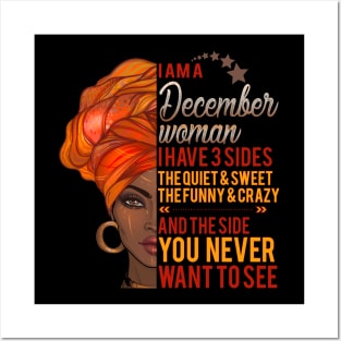 I'm A December Woman - Girls Women Birthday Gifts Posters and Art